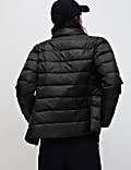 Feather & Down Quilted Packaway Puffer Jacket