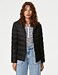 Feather & Down Quilted Packaway Puffer Jacket