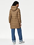 Feather & Down Padded Puffer Coat