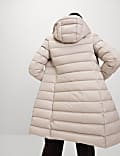 Feather & Down Padded Puffer Coat