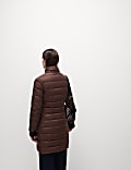Feather & Down Padded Puffer Coat