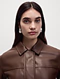 Harrington Kunstlederjacke