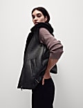 Shearling Aviator Gilet