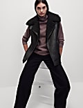 Shearling Aviator Gilet