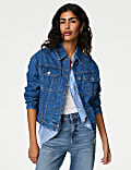 Veste en jean coupe décontractée 100&nbsp;% coton