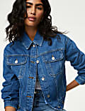 Veste en jean coupe décontractée 100&nbsp;% coton