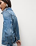 Petite Denim Jacket with Stretch