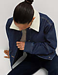 Collared Relaxed Denim Jacket