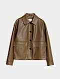 Faux Leather Jacket