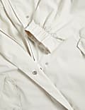Petite Waterproof Oversized Longline Parka Coat