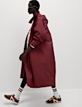 Lange waterdichte oversized parka