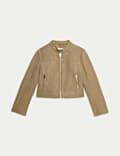 Suedette Moto Jacket