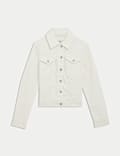 Veste en jean de coton extensible