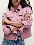 Cotton Rich Denim Jacket with Stretch