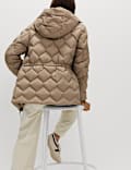 Feather & Down Zig Zag Quilted Jacket