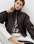 Cotton Rich Lightweight Buckle Short Jacket