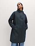 Hooded Longline Rain Jacket