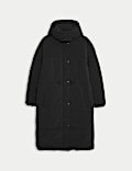Manteau long molletonné à capuche doté de la technologie Thermowarmth™