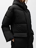 Thermowarmth Padded Hooded Longline Puffer Coat