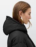 Thermowarmth Padded Hooded Longline Puffer Coat