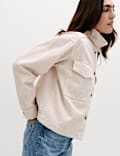 Pure Cotton Denim Shacket