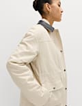 Pure Cotton Canvas Padded Barn Jacket