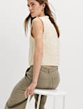 Pure Cotton Quilted Gilet