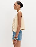 Pure Cotton Studded Gilet