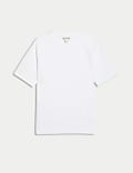 Kaus Oblong Kerah Bundar Bahan Katun