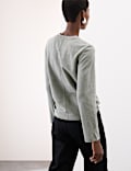 Cotton Rich Crew Neck Top