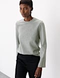 Cotton Rich Crew Neck Top