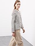 Cotton Rich Striped Top
