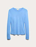 Crew Neck Top with Silk