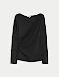 Modal Rich Draped Top