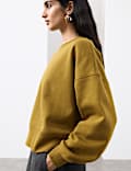 Cotton Rich Brushed Sweatshirt