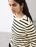 Pure Cotton Striped Top