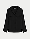 Cupro Rich Collared Shirt