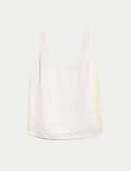 Satin Scoop Neck Cami Top