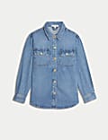 Lyocell Denim Relaxed Shirt