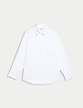 Pure Cotton Collared Relaxed Shirt