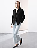 Pure Silk Collared Shirt