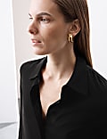 Pure Silk Collared Shirt