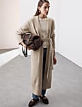 Langer Cardigan aus Wolle und Mohair