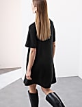 Scuba Mini Shift Dress