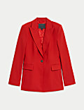 Tailored Single Breasted Blazer with Wool