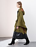 Showerproof Cape Style Trench Coat