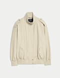 Cotton Lyocell™ Blend Blouson Bomber Jacket