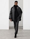 Satin Puffer Coat