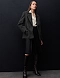 Wool Rich Brushed Tailored Jacket