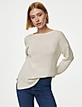 Pure Linen Crew Neck Jumper